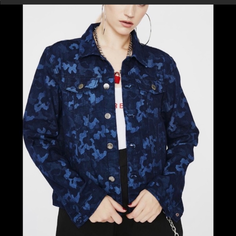 Camouflage Jean Jacket